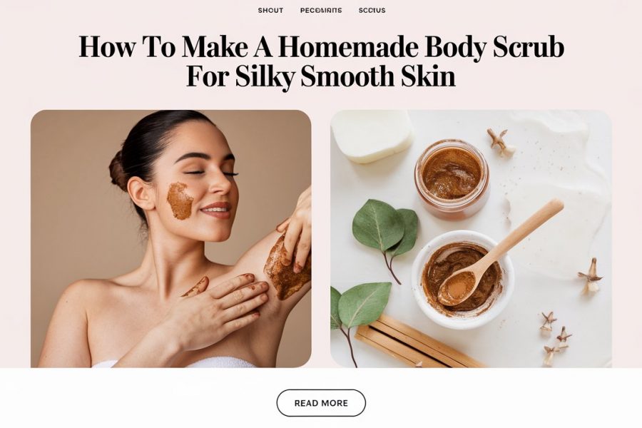 How to Make a Homemade Body Scrub for Silky Smooth Skin by HiveChic
